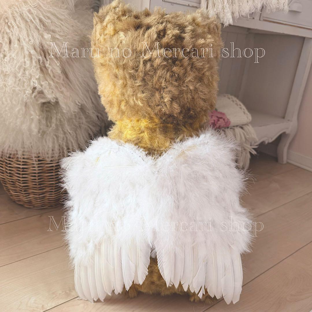 フランス　アンティーク　羽　エンジェル