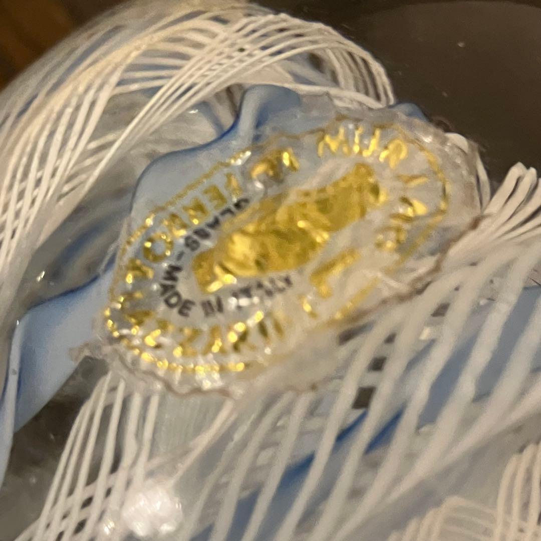 Murano glass ベネチアングラス　レース　ペーパーウエイト
