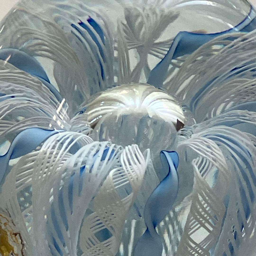 Murano glass ベネチアングラス　レース　ペーパーウエイト