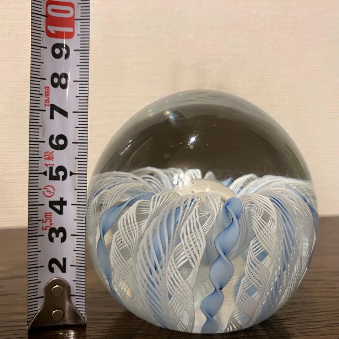 Murano glass ベネチアングラス　レース　ペーパーウエイト