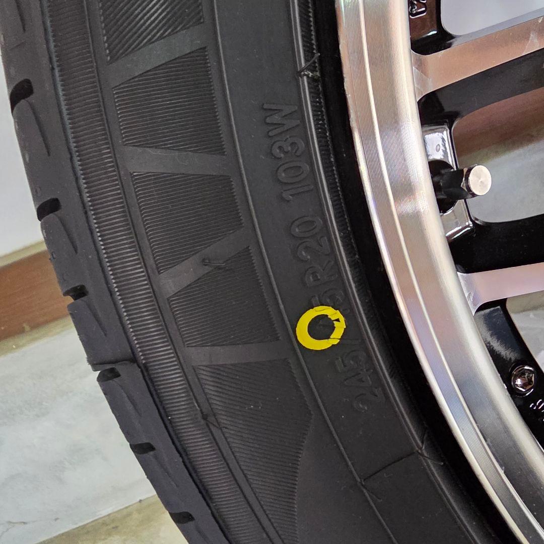 未使用品マルチフォルケッタms3 タイヤホイール4本セット　アルファード40