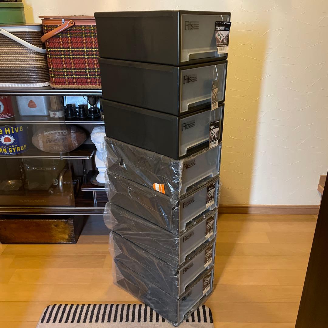 【未使用品・8個】フィッツ FITS 収納ケース ミニ BOX 天馬 ボックス