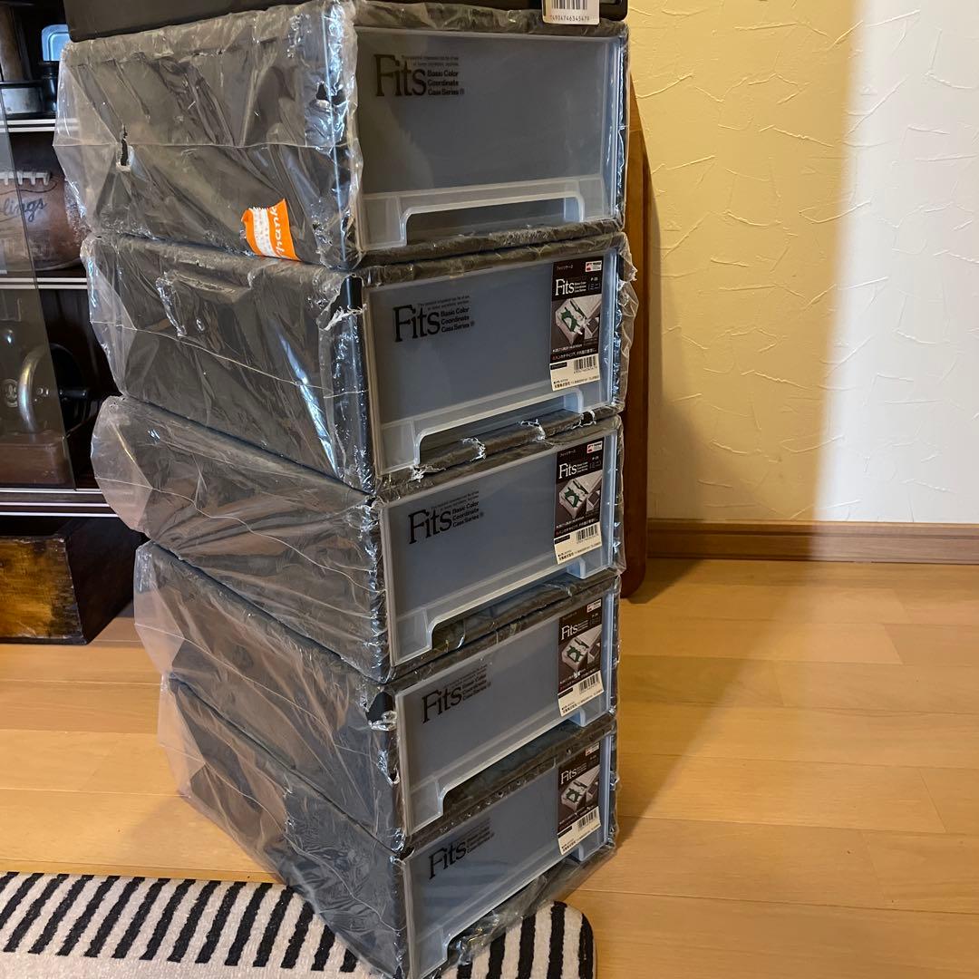 【未使用品・8個】フィッツ FITS 収納ケース ミニ BOX 天馬 ボックス