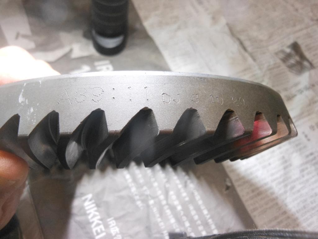 スバル　リアデフ　ピニオン　リングギアセット　R180　3.54