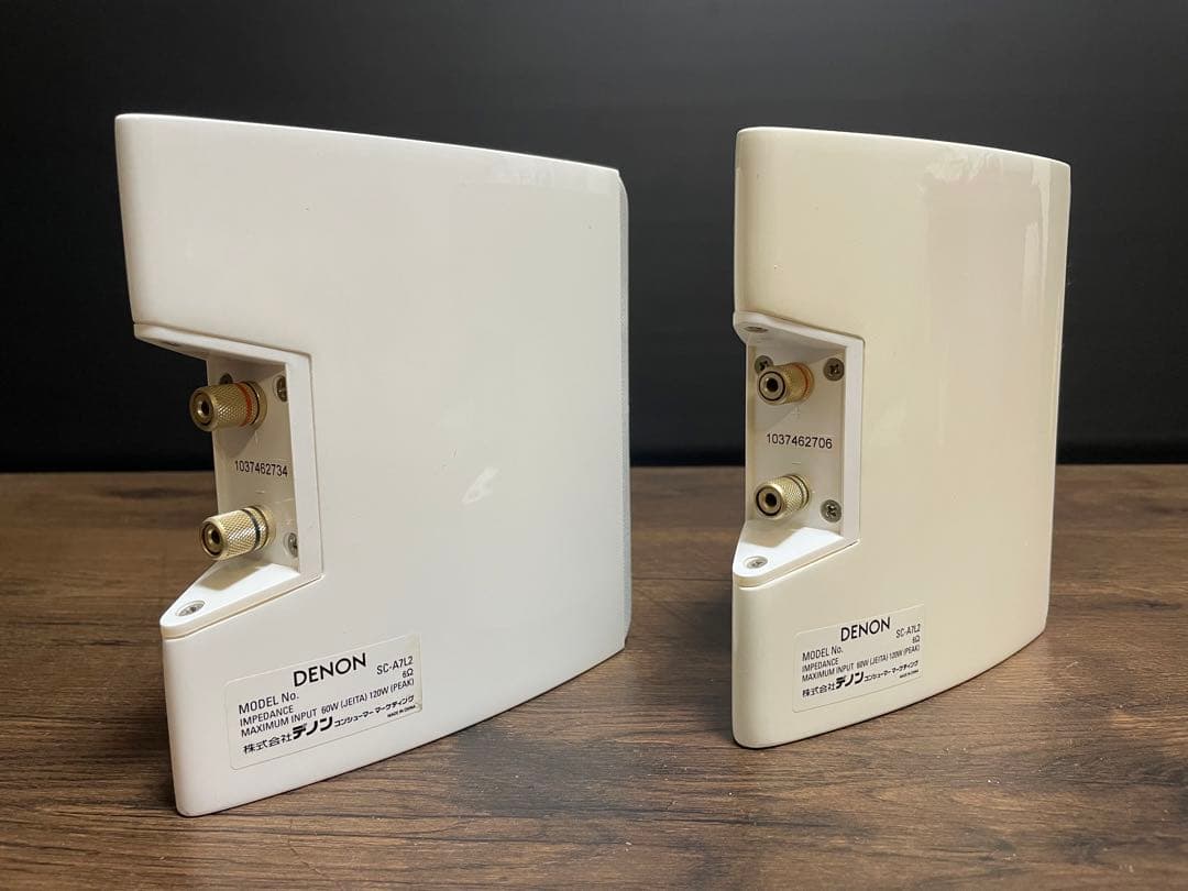 DENON スピーカー 2台セット ホワイト SC-A7L2