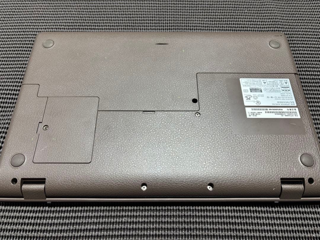 【SSDメモリー無】LIFEBOOK AH45/B3 i3-7130