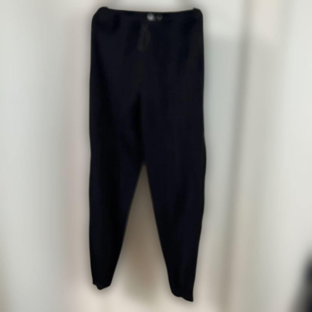 【美品】プリーツプリーズ ジョガーパンツ ジップ 黒 3 L相当