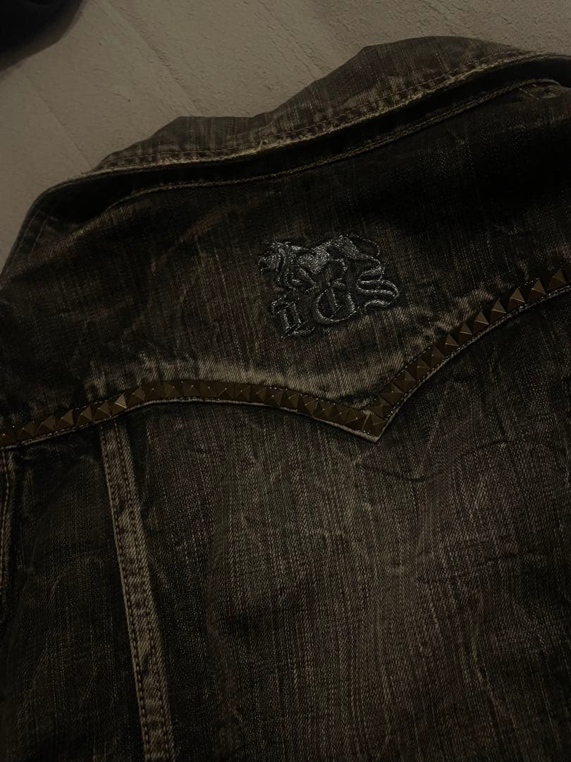 00s archiveVkei LUGASTdenimjacket鬼髭スタッズ