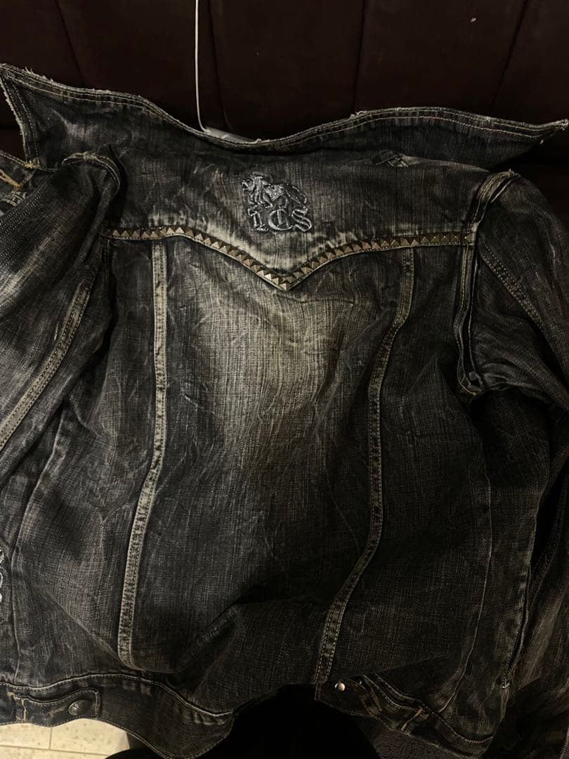 00s archiveVkei LUGASTdenimjacket鬼髭スタッズ