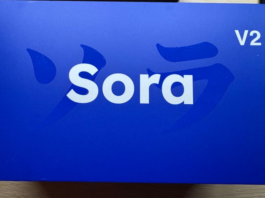 Sora V2 ホワイト マウス 本体　8kドングル込み