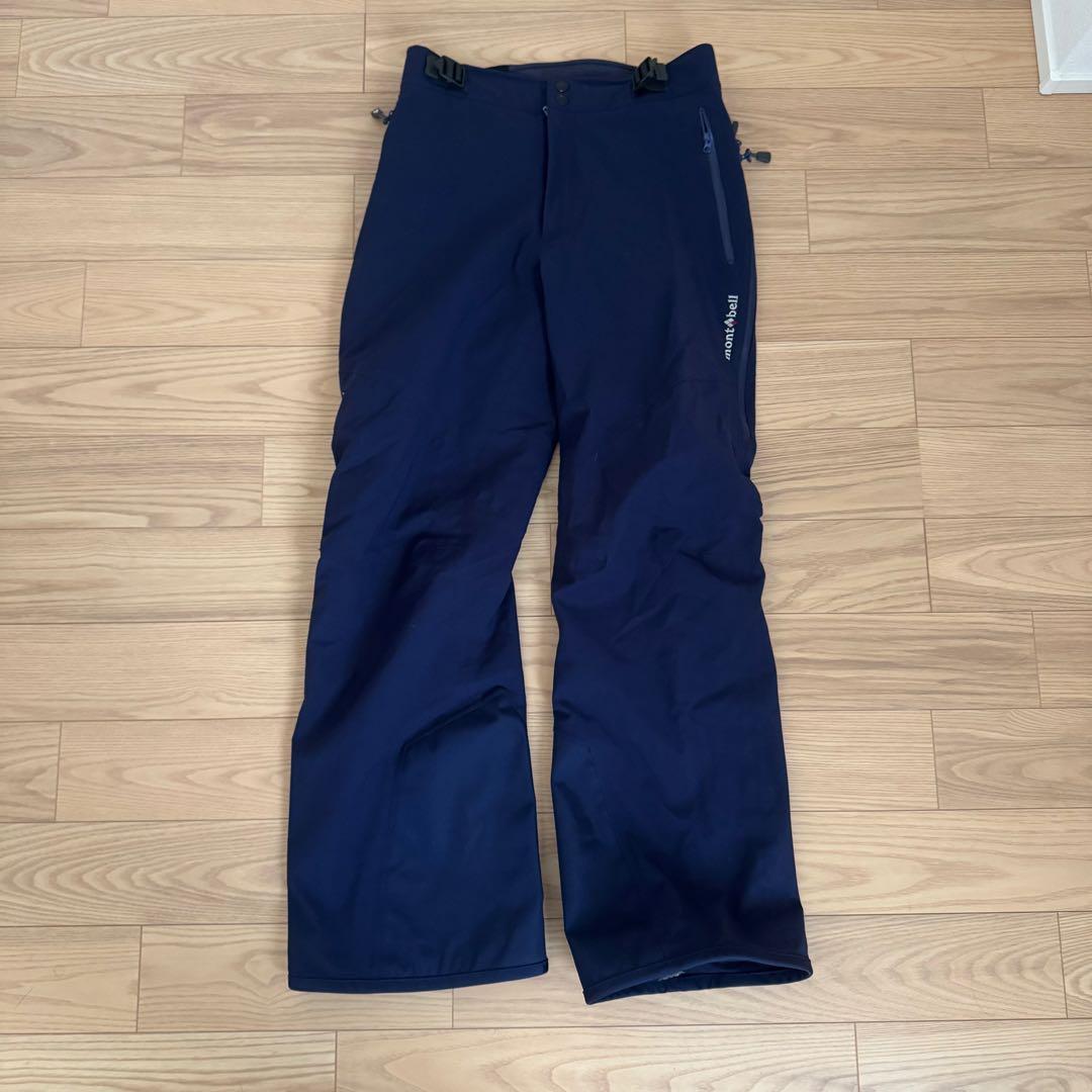 モンベル ドライテック インシュレーテッドパンツ レディース ネイビー L