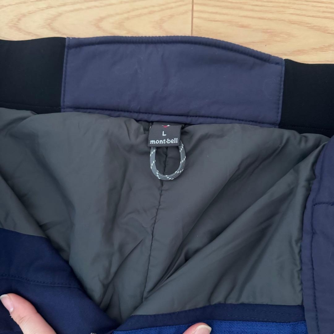 モンベル ドライテック インシュレーテッドパンツ レディース ネイビー L