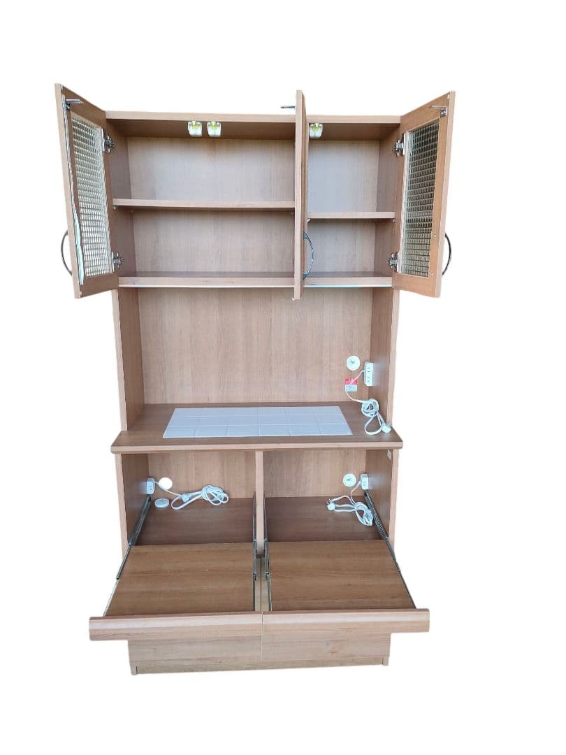 B-COMPANY　キッチンボード　食器棚　コチーナ　地域限定配送