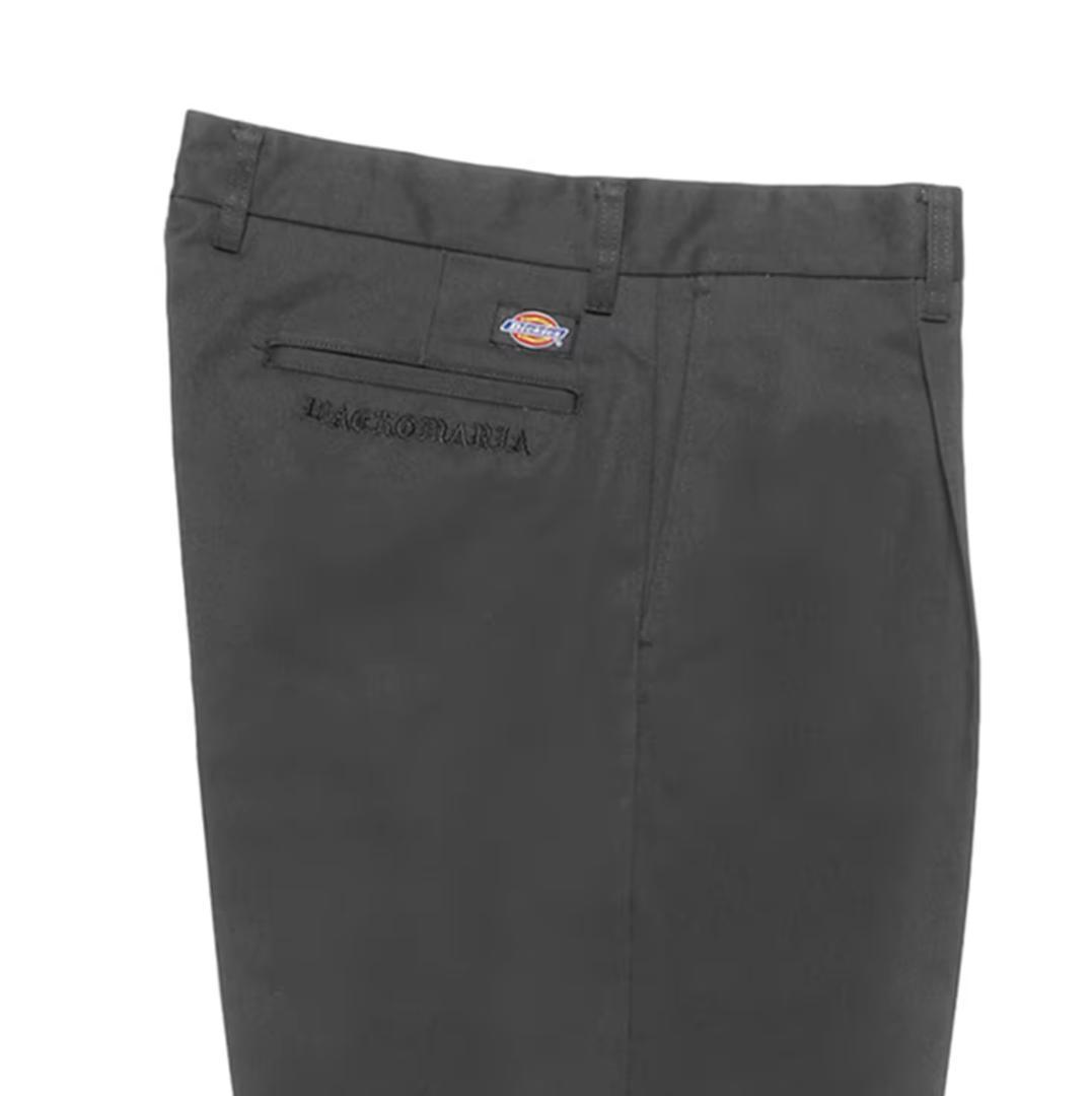 ワコマリア ディッキーズ L 24FW チャコール PLEATEDTROUSER