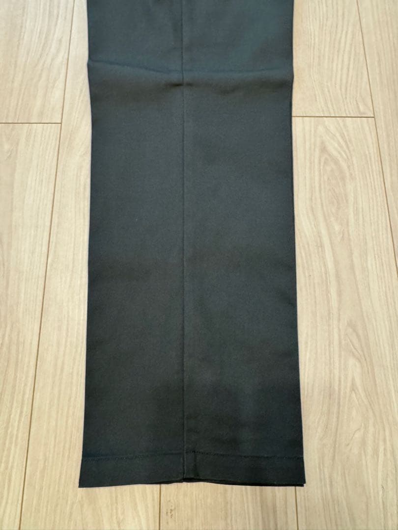 ワコマリア ディッキーズ L 24FW チャコール PLEATEDTROUSER