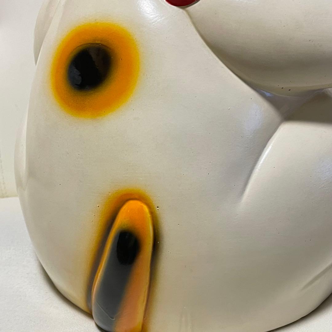 招き猫 超特大 超大型42cm 縁起物 置物 陶器製 福寿 招福 貯金箱