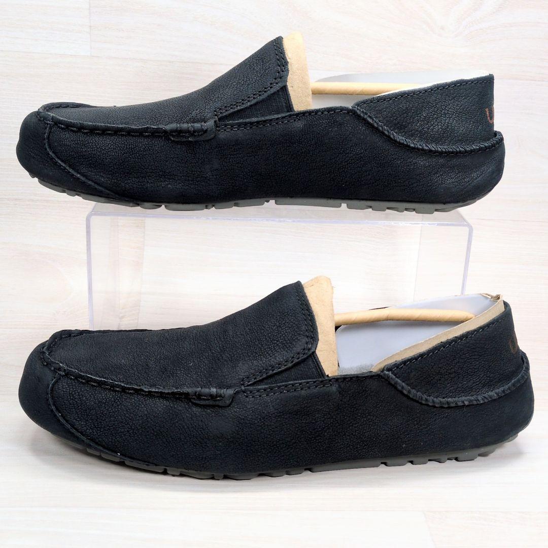 UGG 27.0cm 展示試着品 ヌバック モカシン ブラック S486