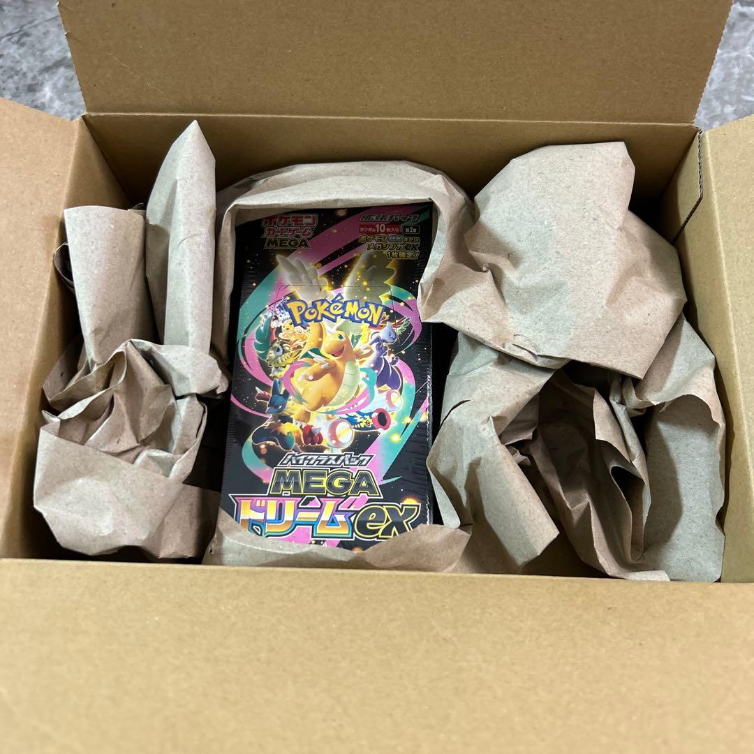 ポケモンカードゲーム MEGAドリームex 10パック入りボックスシュリンク付き