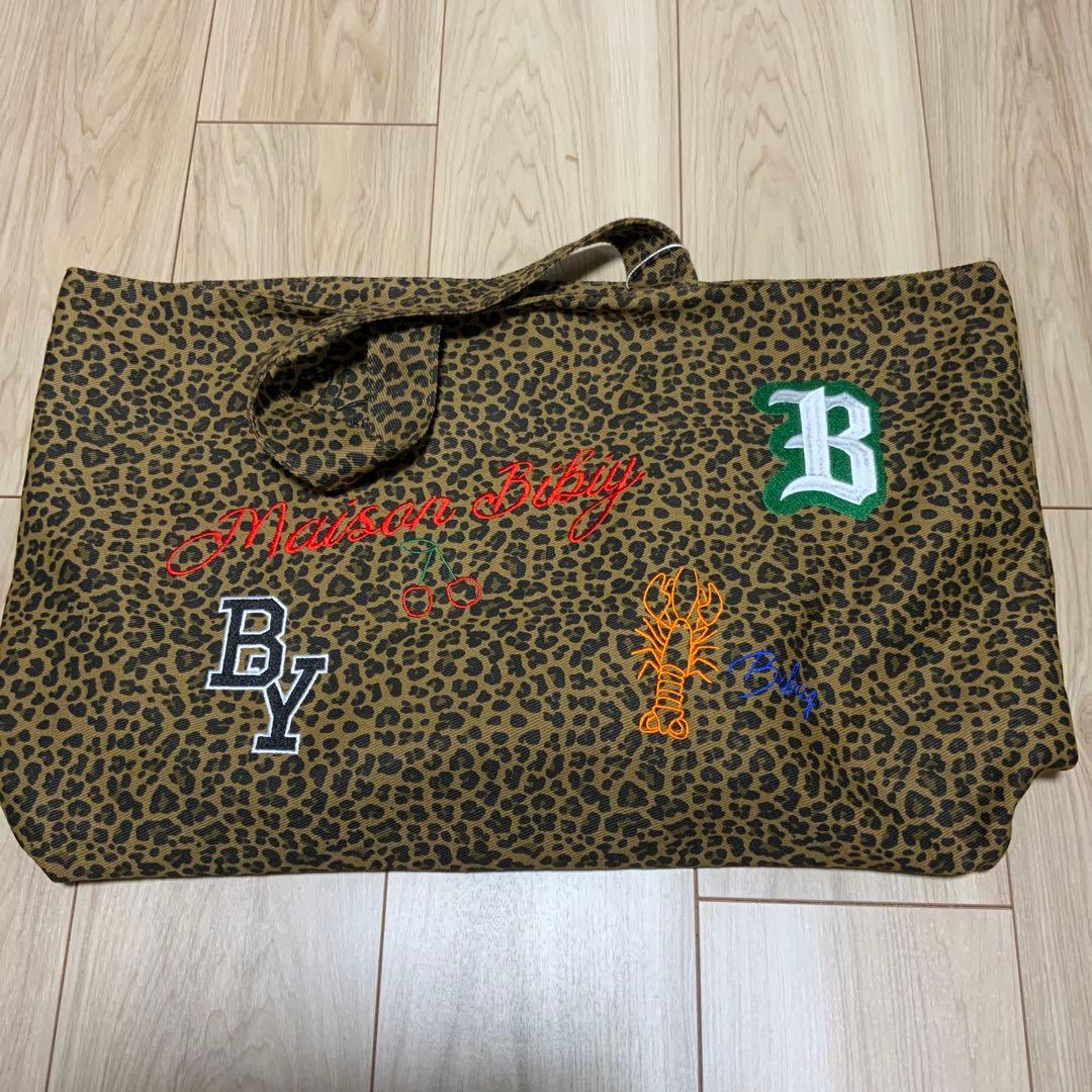 バッグ MAISON BIBIY.LEOPARD TOTE
