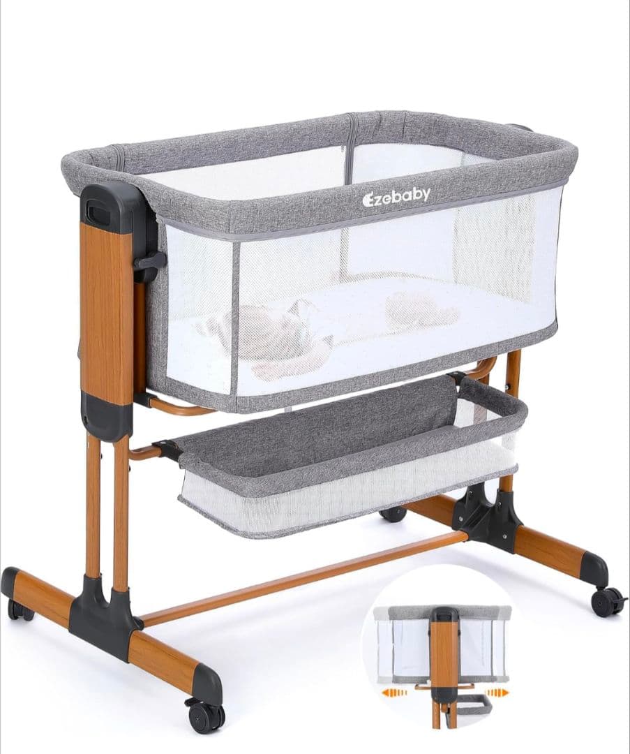 専用　Ezebaby ベッドサイドベッド OD-B6 ベビーベッド 添い寝