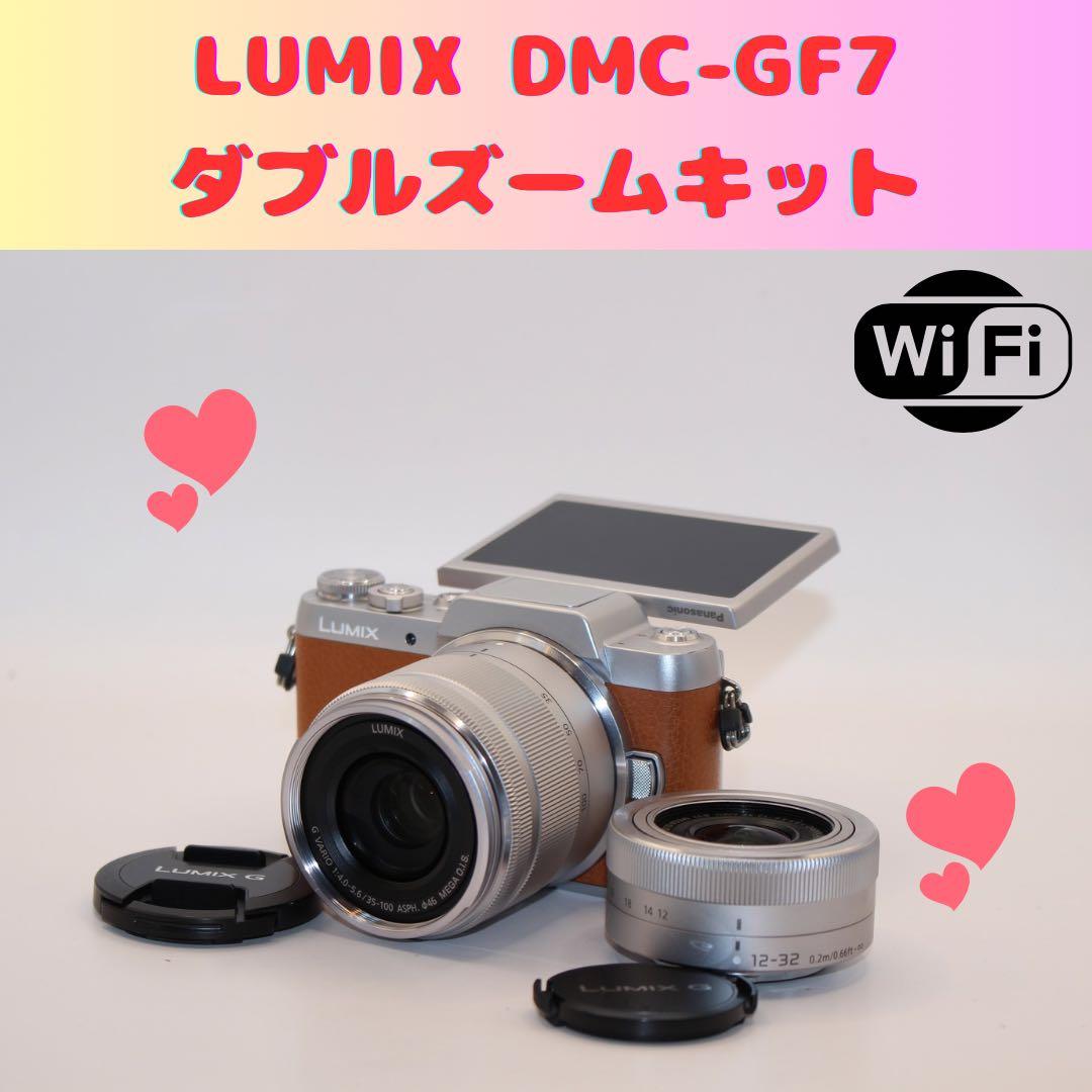 ★ショット数1884回★ LUMIX DMC-GF7 ダブルズームキット