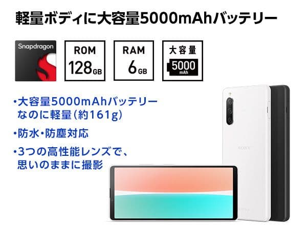 【新品未使用】Xperia 10 IV ホワイト 128 ドコモ※おまけ付き