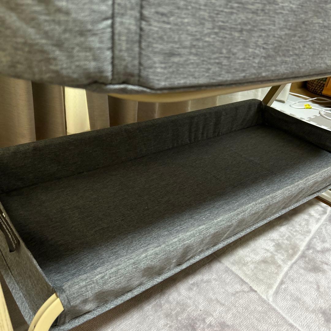 2点セット　HZDMJ メッシュカバー付ベビーベッド たまひよ　ごろ寝マット