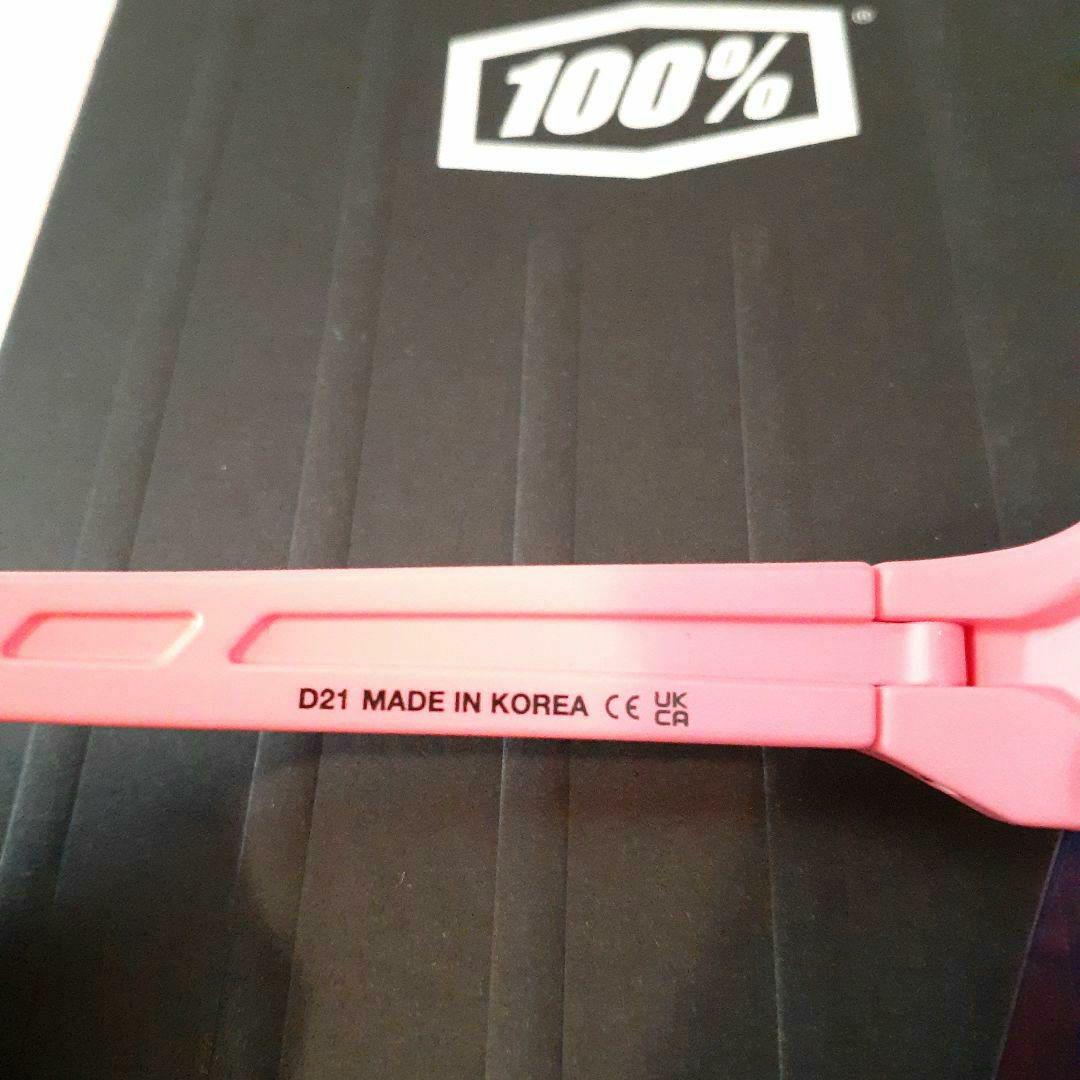 100% S3 ネオンピンク パープルミラーレンズ ワンハンドレッド