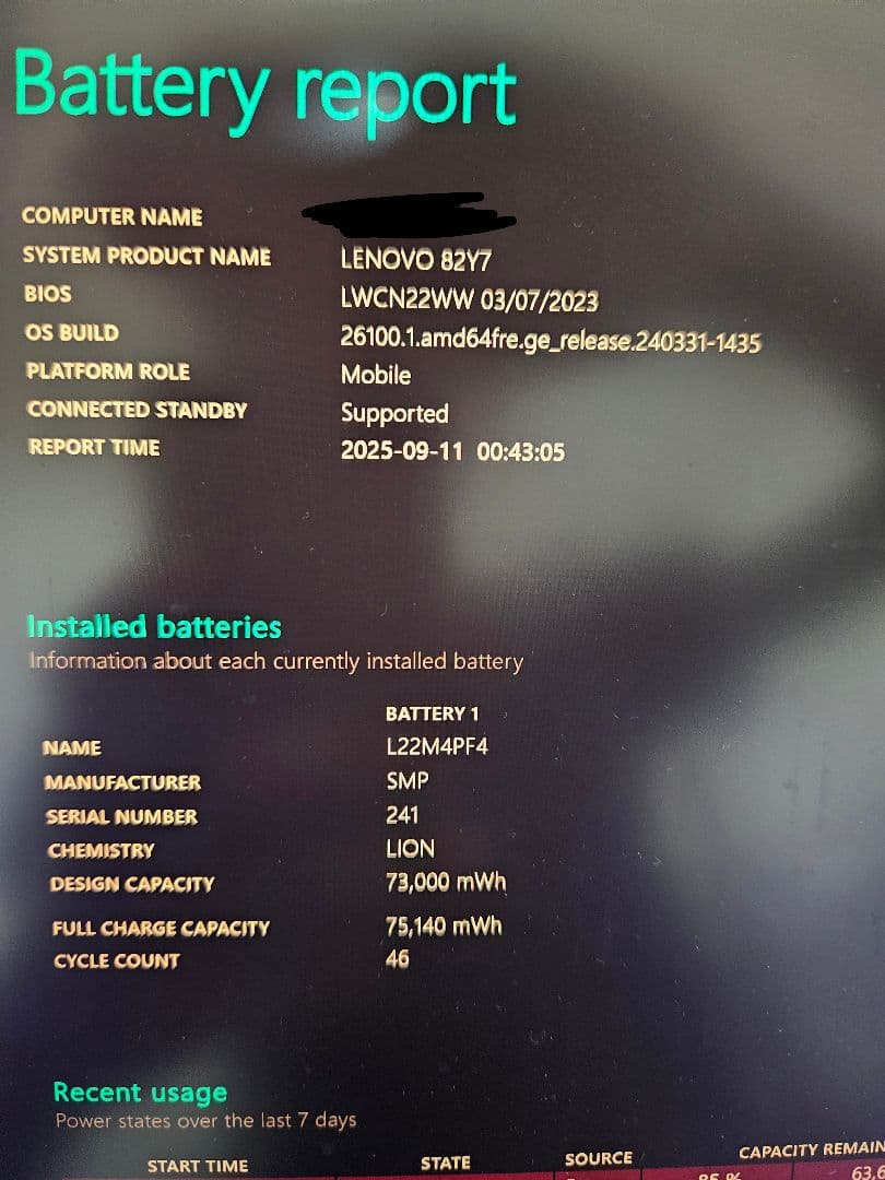 【美品 バッテリー97%】Lenovo Yoga Pro 7i 第13世代CPU