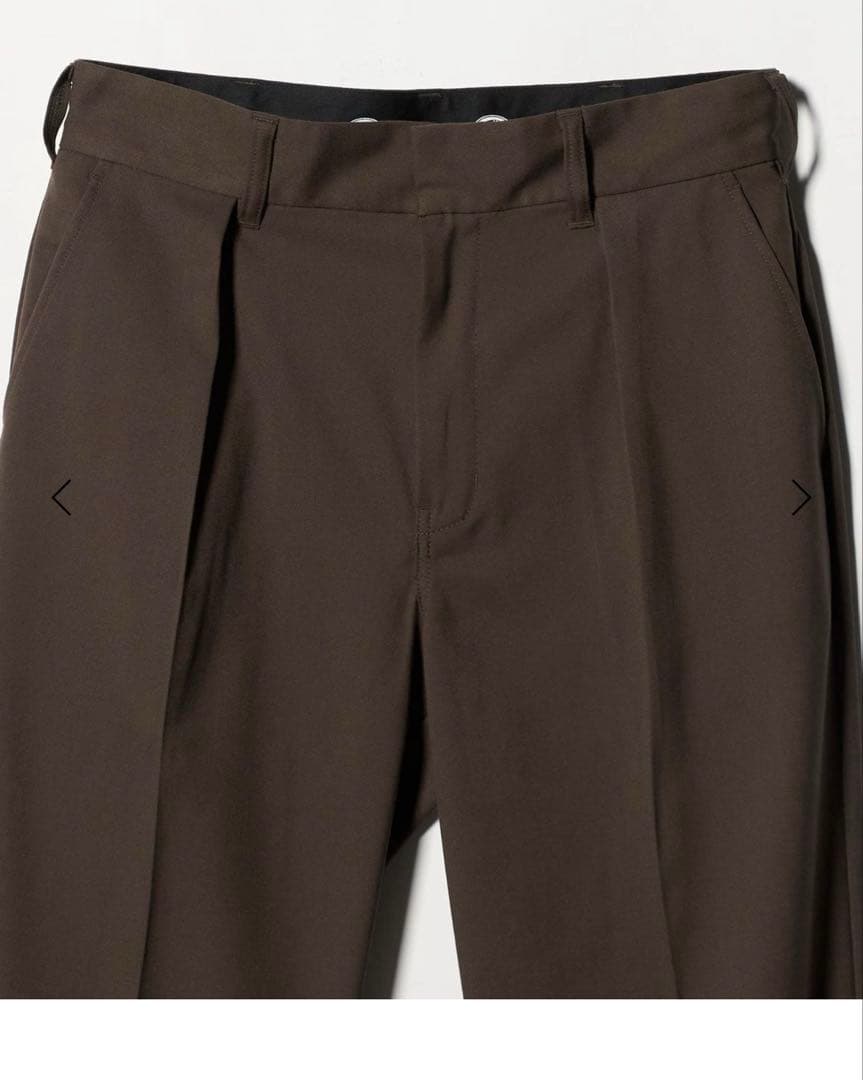 Dickies × green label TR プリーツワイドテーパードパンツ