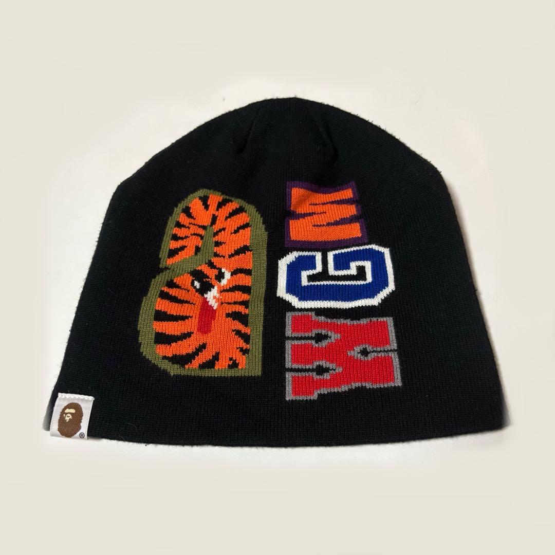 A BATHING APE エイプ シャーク ニット帽 ビーニー