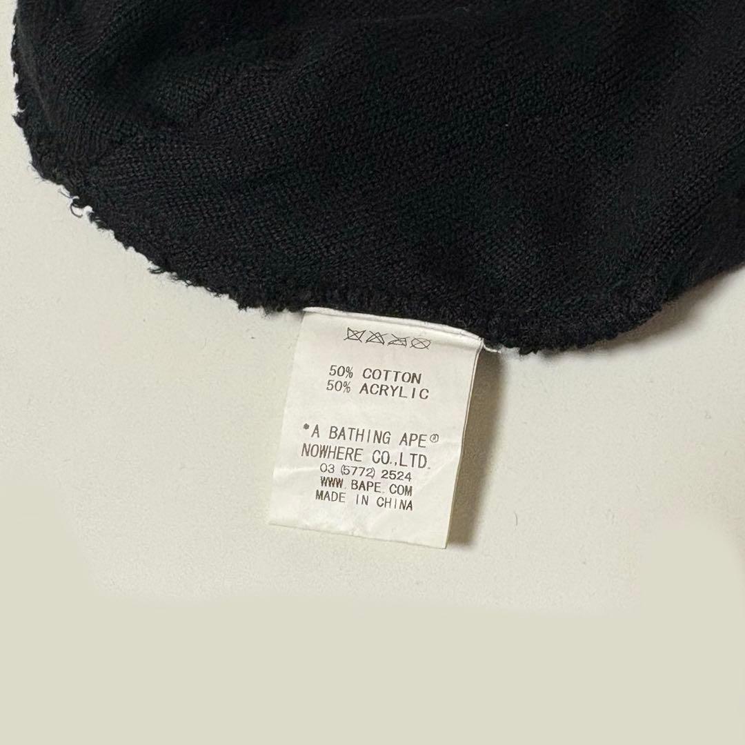 A BATHING APE エイプ シャーク ニット帽 ビーニー