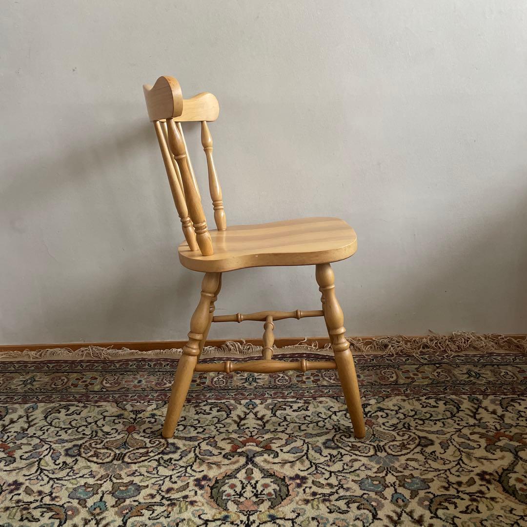 柏木工　ダイニングチェア　ウィンザーチェア　1脚　①