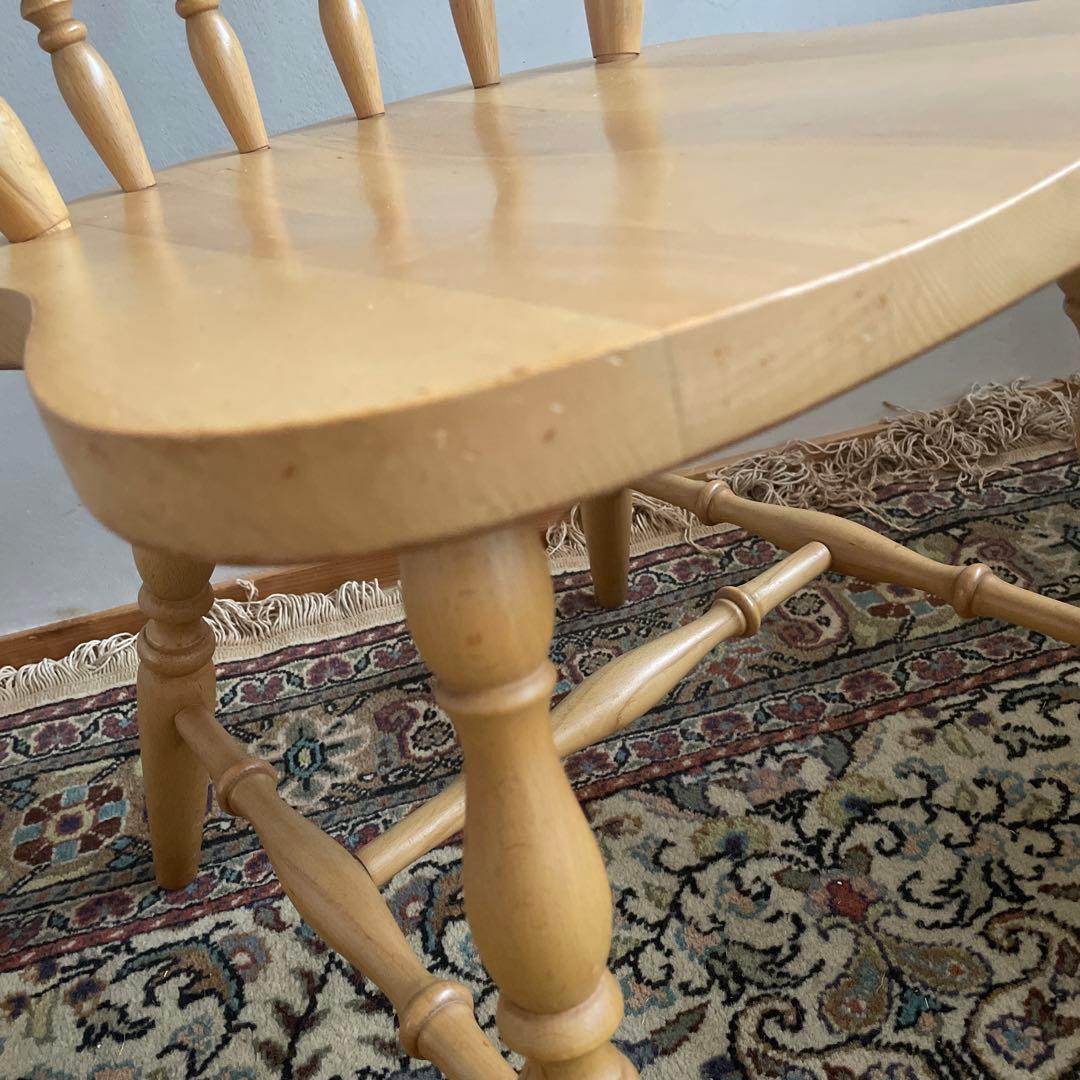 柏木工　ダイニングチェア　ウィンザーチェア　1脚　①