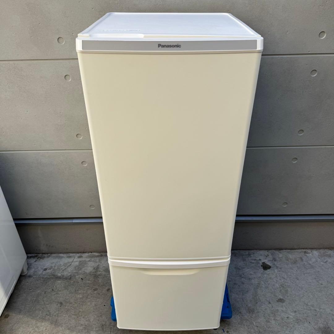 166⭐️2021年製美品★パナソニック　冷蔵庫　大型　マットホワイト　一人暮らし