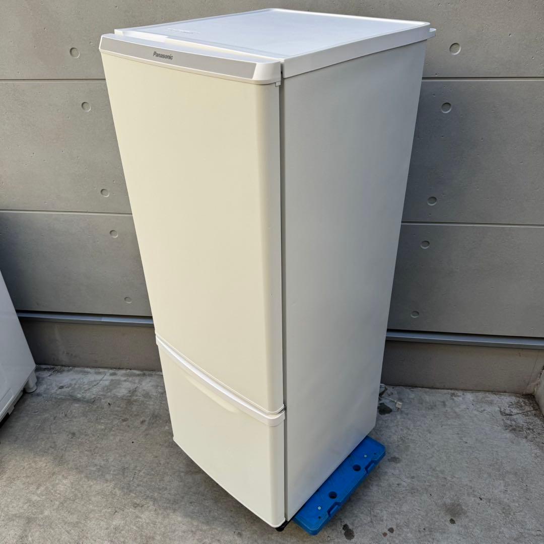 166⭐️2021年製美品★パナソニック　冷蔵庫　大型　マットホワイト　一人暮らし