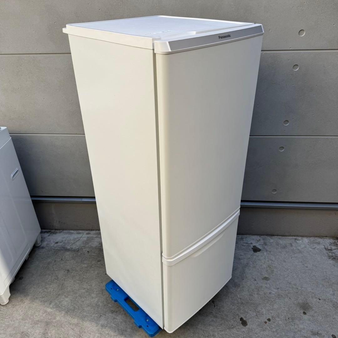 166⭐️2021年製美品★パナソニック　冷蔵庫　大型　マットホワイト　一人暮らし