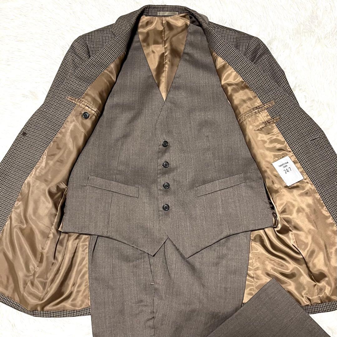 美品✨ 24/7 3ピース リバーシブル パンツ2本 チェック L