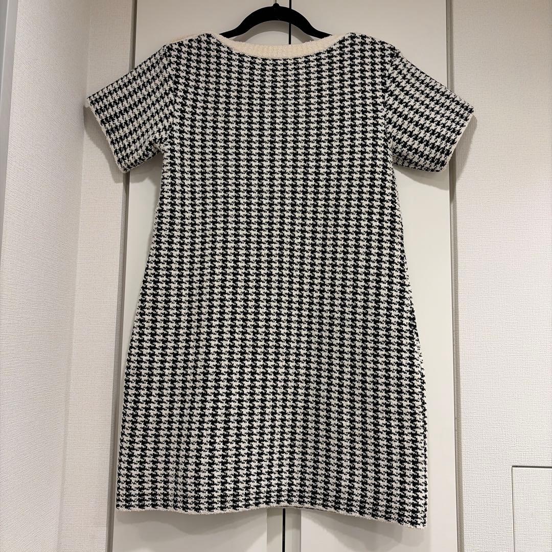お値下げ　クリスチャンディオール　千鳥　ニット　ワンピース