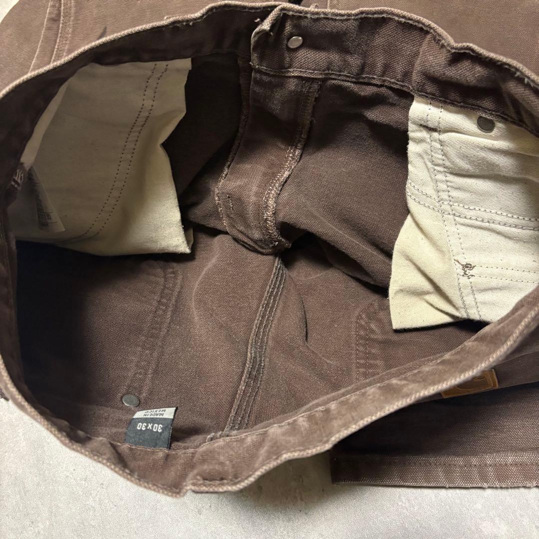 carhartt メキシコ製　ダブルニー　ダックパンツ　デニム　30×30