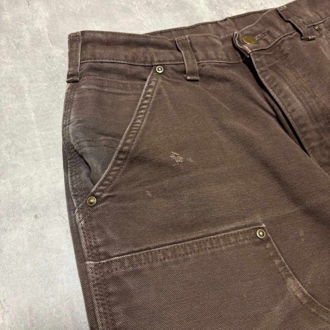 carhartt メキシコ製　ダブルニー　ダックパンツ　デニム　30×30