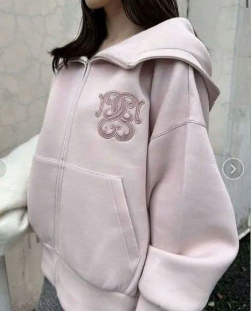 snidel　ボリュームパーカー　ピンク