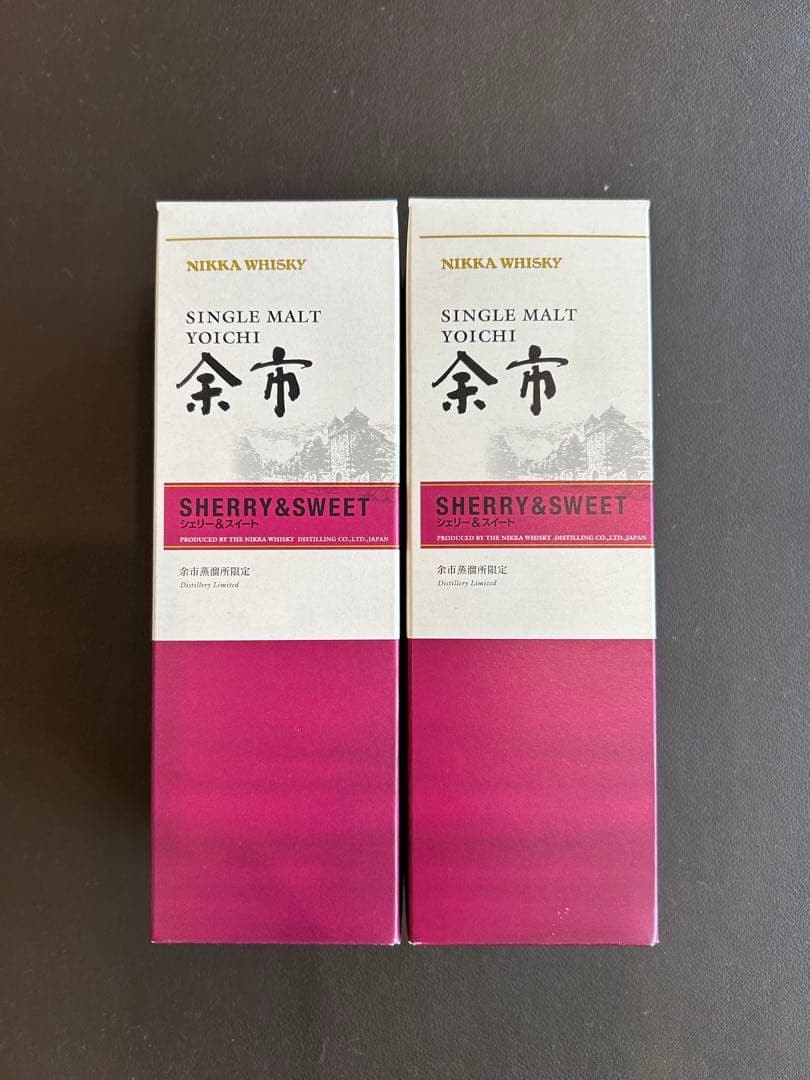 【余市蒸溜所限定】余市シェリー&スイート180ml 2本
