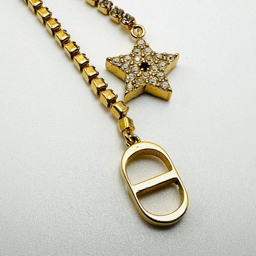 現行品　Dior Tribales ピアス　メタル　レジンパール　クリスタル