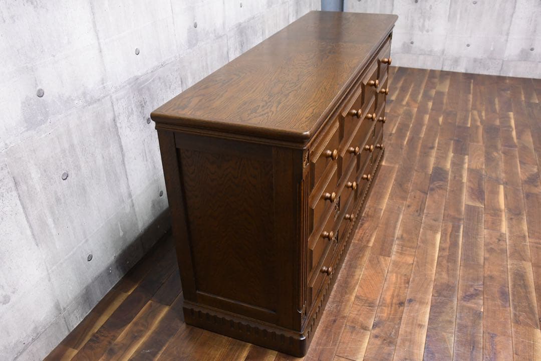 EGK49 和光 カントリーオーク C-03 リビングチェスト ワイドチェスト