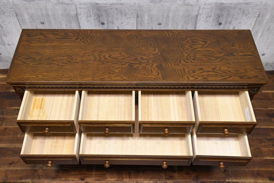 EGK49 和光 カントリーオーク C-03 リビングチェスト ワイドチェスト