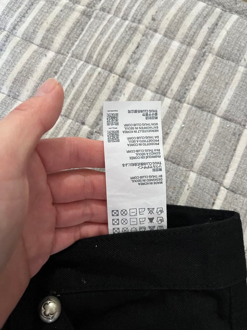 thug club 黒 ワークパンツ 新品タグ付き