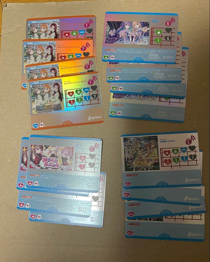 ラブライブ！オフィシャルカードゲーム ラブカ ライブカードまとめ