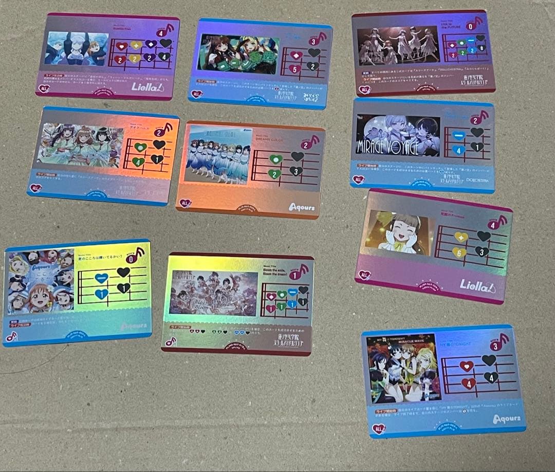 ラブライブ！オフィシャルカードゲーム ラブカ ライブカードまとめ