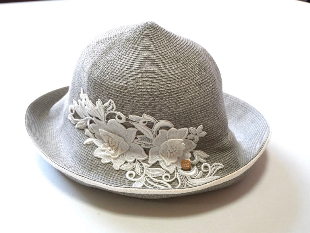 Athena New York アシーナニューヨークフラワー刺繍ハット帽子